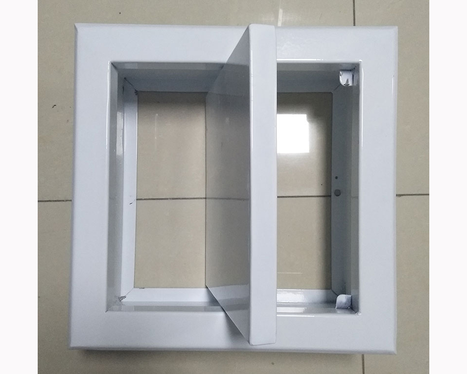 板式排烟口正面图